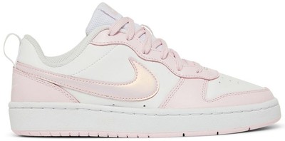 Nike Court Borough Low 2 SE Grade School White Pink Foam DQ0492-100 Ship Now