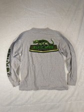 True Vtg 90s Gecko Hawaii Shirt L M/S  Fits Modern MediumSmall L/S