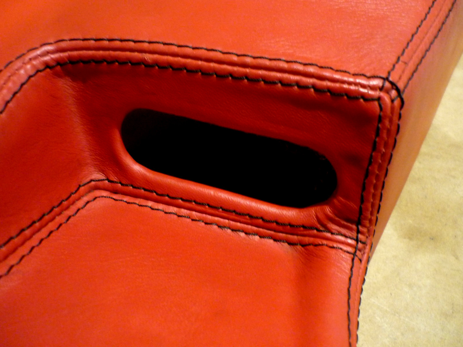 Ferrari 360 - RH B-Pillar Trim Panel Moulding -RED- P/N 66097601