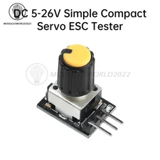 5-26V Simple Small Servo ESC Tester DIY Brushless Fan Motor Speed Controller PWM