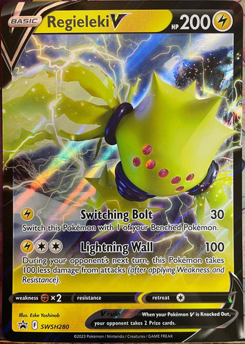 Regieleki V Black Star Promo *Jumbo Card* - SWSH280 - Pokemon 2023