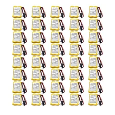 40X BR-AGCF2W 2200mAh 6V PLC Battery For Fanuc A98L-0031-0011 Control+Black Plug