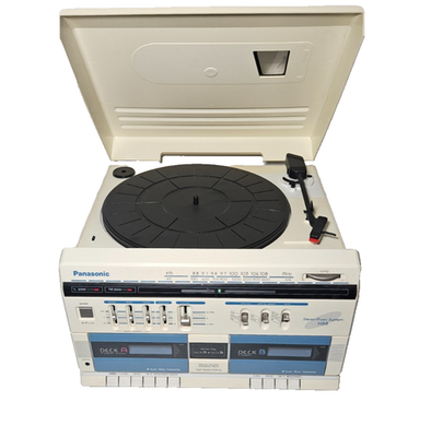 Vintage Panasonic SG-X88 Combo- Turntable Dual Cassette & Both