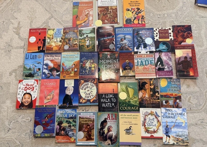 BookShark Level 5 ~ F /Language Arts, History, & Science Guides &books set -Used