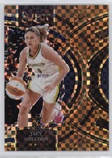 2024 Panini Select WNBA Bronze Checker Prizm 21/49 Jacy Sheldon Rookie RC 0z8w