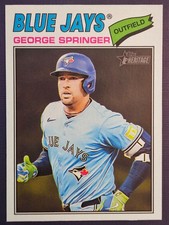 2026 Topps Heritage #108 George Springer Blue Jays Base Card