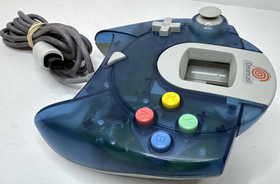 Official Sega Dreamcast Clear Blue Controller HKT-7700 Tested