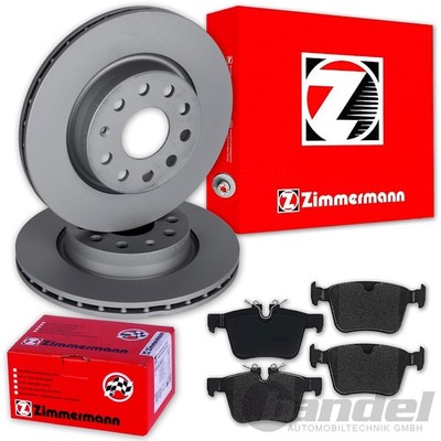 Zimmermann BREMSSCHEIBEN 320mm + BELÄGE HINTEN für VOLVO V60 XC60 V90 XC90 S60