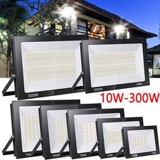 10W-300W Watt LED Floodlight Security Outdoor Garden Lights With PIR Sensor Lamp