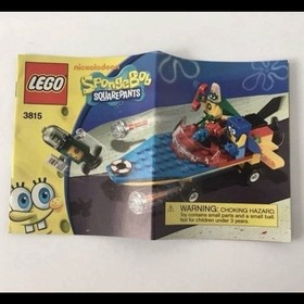 Lego 3815 SpongeBob Complete Heroic Heroes of the Deep Building Toy Set + Manual