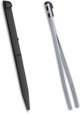 Colour toothpick + tweezers spares for LARGE 91mm swiss army knife (Black)