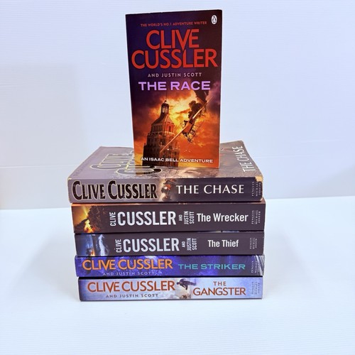 Clive Cussler Isaac Bell Novelas Lote de 6 Rústica Suspenso Crimen Misterio Thriller - Imagen 17 de 17