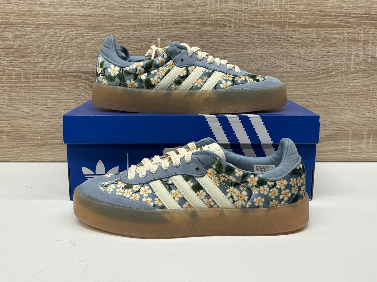 adidas gazelle silver green womens adidas x Wales Bonner Samba OG Navy Croc Sneakers