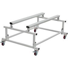 1000LB PWC Dolly Stand with Locking Casters  Pads, Adjustable  Galvanized