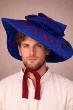 Stylish Men's Wool Landsknecht Beret Hat - Vintage Fashion Cap