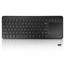 Wireless Bluetooth TouchPad Keyboard with Multi-Device Keyboard for Windows,L...