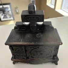 Durham Industries Kitchen Wood Stove 1976 Dollhouse Metal Miniature No. 24 Vtg