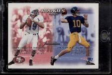 2000 Skybox Dominion - Rookies Pairs Tom Brady, Giovanni Carmazzi