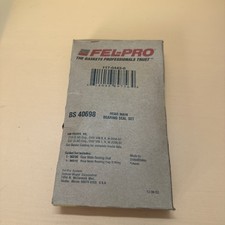 NOS Crankshaft Seal Kit Rear Fel-Pro BS 40698 BS40625 . F S. Made In