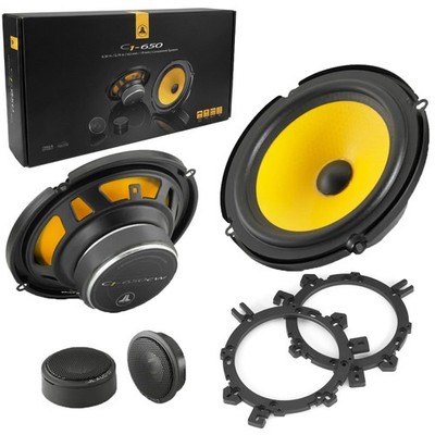 JL Audio C1-650 2-Wege Koaxial Lautsprecher Paar 165mm 6,5 Zoll Gelb 4 Ohm
