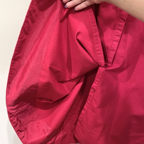 Lafayette 148 Women's 10 Short Sleeve Button Down Midi Shirt Dress Red - Picture 8 of 12