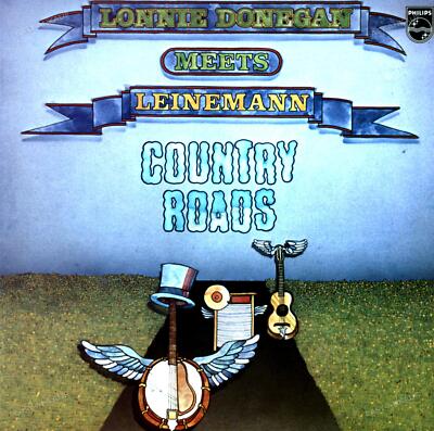 Lonnie Donegan Meets Leinemann - Country Roads LP (VG+/VG+) '