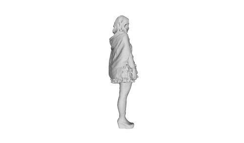 Printle V Femme 190--Young Woman Cape Dress Figure for Dioramas Train Sets - Picture 3 of 11