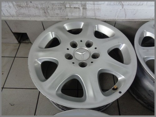 Mercedes W220 SET Alufelge Felge 7,5x16 ET46 2204010102 F11 Original Alufelgen - Picture 6 of 8
