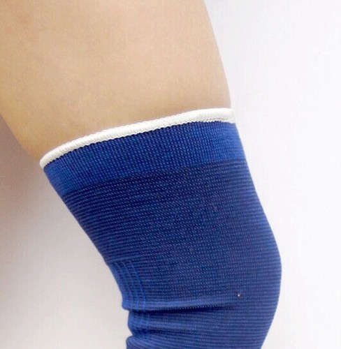 2 Knee Support Wrap Brace Sleeve Elastic Muscle Arthritis Sports Pain Relief NEW - Picture 5 of 11