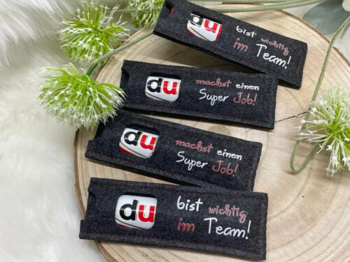 Schokoriegel Hülle Filz Geschenke Wichtig im Team Mitarbeitergeschenk Super Job - Bild 4 von 11
