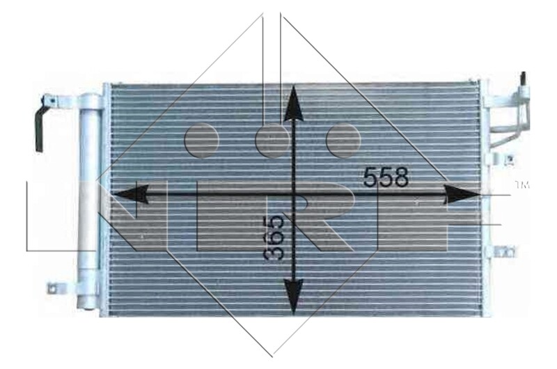 NRF 35982 Condenser, air conditioning for KIA
