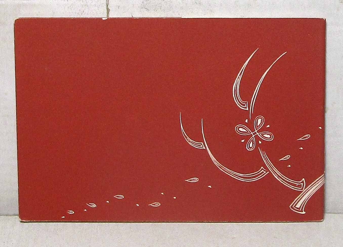 1950 Robert Frost Christmas card, Doom to Bloom eBay