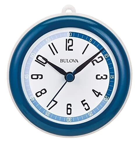 Relojes despertadores de Bulova Blanco y Radio Reloj