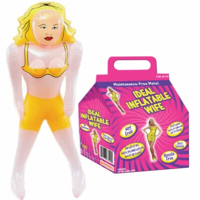 FORUM NOVELTIES Inflatable Wife Bachelor Party Gag Gift - Nag Free & Faithful Toy Blow Up Doll