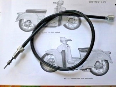 TRASMISSIONE FILO CAVO MOTO GUZZI GALLETTO 192 ELETTRICO PEDALE RICAMBIO  N° 01