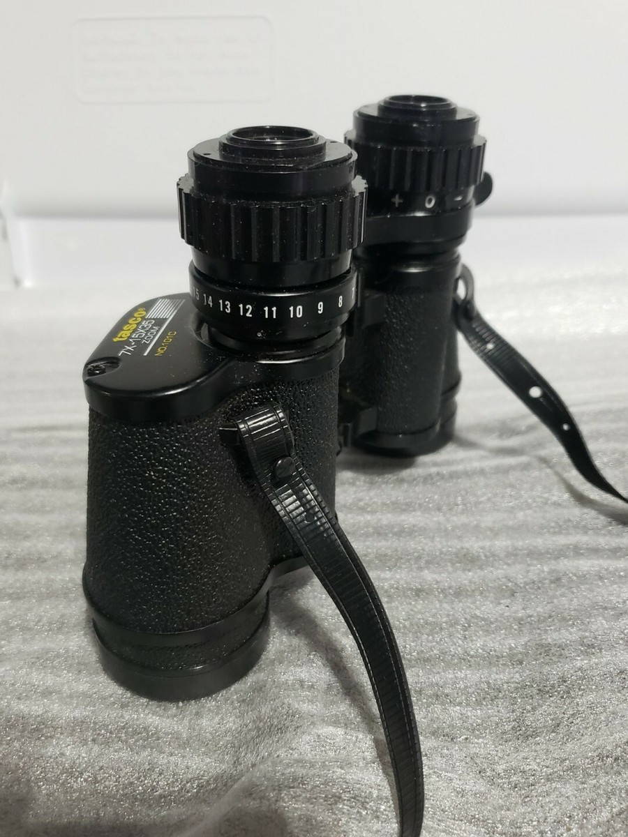 Vintage Tasco Binoculars 7X-15X35 Fully Zoom Model # 101C Reg