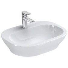 Ideal Standard Softmood T0561 vessel basin plus overflow 600mm White