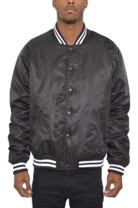 Nouveaux hommes CASUAL COMFORT BOMBER BASEBALL JACKET CASUAL VARSITY COAT LETTERMAN