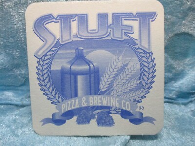 Beer Pub Coaster ~ STUFT Pizza & Brewing Co ~ San Clemente, CALIFORNIA Brewery