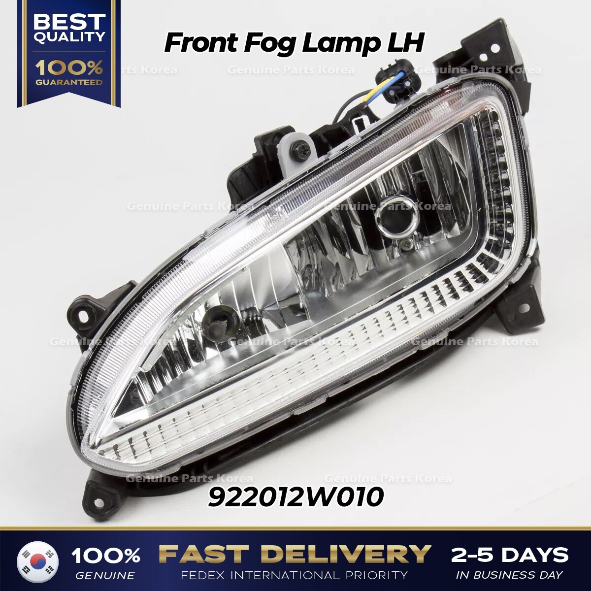 ⭐Genuine⭐ Front Fog Lamp LH 922012W010 for Hyundai Santa Fe | eBay