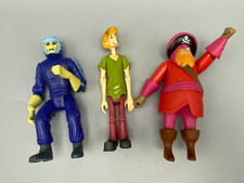 Scooby Doo Characters Lot of 3 Phantom Racer Villain/Shaggy/Ghost of Redbeard