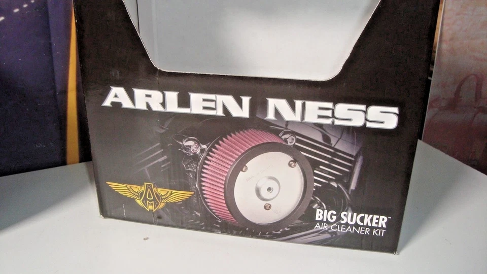 Kit de filtro de aire Harley XL Sportster 18 Up Arlen Ness 18-445 Big Sucker etapa I X4 Foto 4 de 4