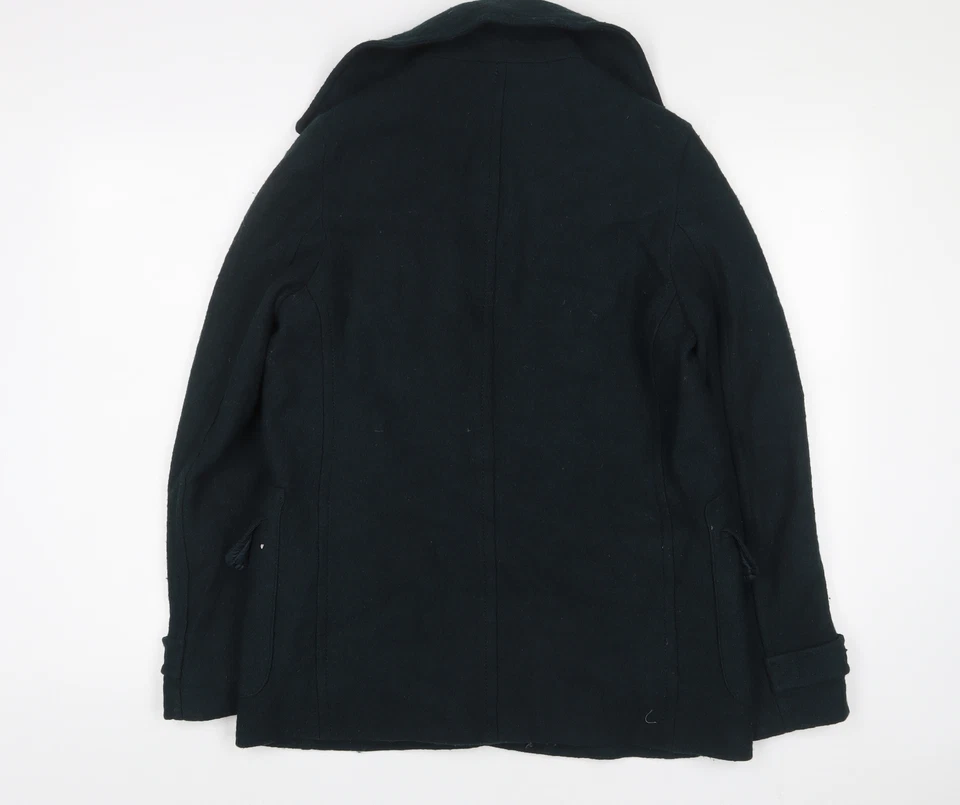Chaqueta militar verde índigo para mujer talla 10 botones - bolsillos con cremallera Foto 2 de 4
