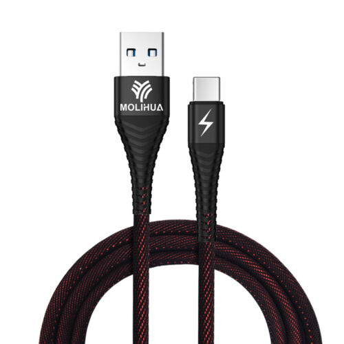 USB C Type C Charging Cable Braided Fast Phone Charger Long Lead 1m 1.2m 2m - Picture 5 of 10