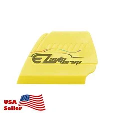 3pc Yellow Hard-Edge Precision Detailed Squeegee Vinyl Wrap Application Scraper
