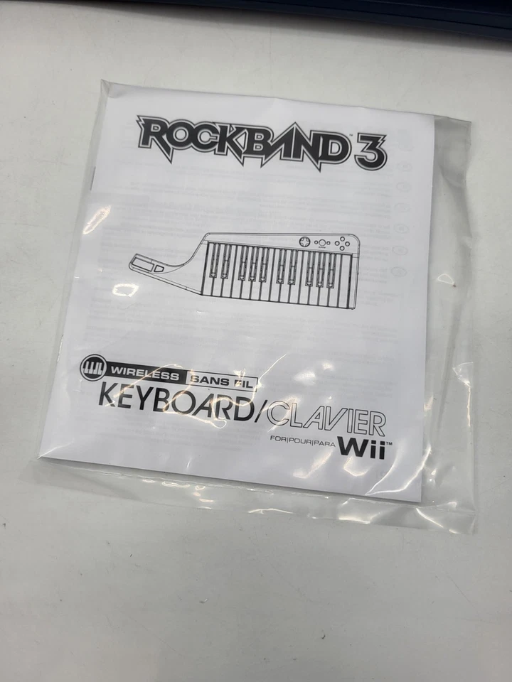Teclado Inalámbrico Nintendo Wii Rock Band 3 - SIN CORREA DE DONGLE NI JUEGO Foto 4 de 4