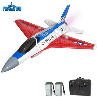 F16 Falcon RC Fight 2.4G 2CH RC Plane Fixed Wing Airplane With Cool Lights Toy