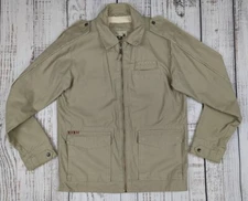 VTG Oakley Tactical Field Gear Tan Khaki Utility Field Coat Size Medium