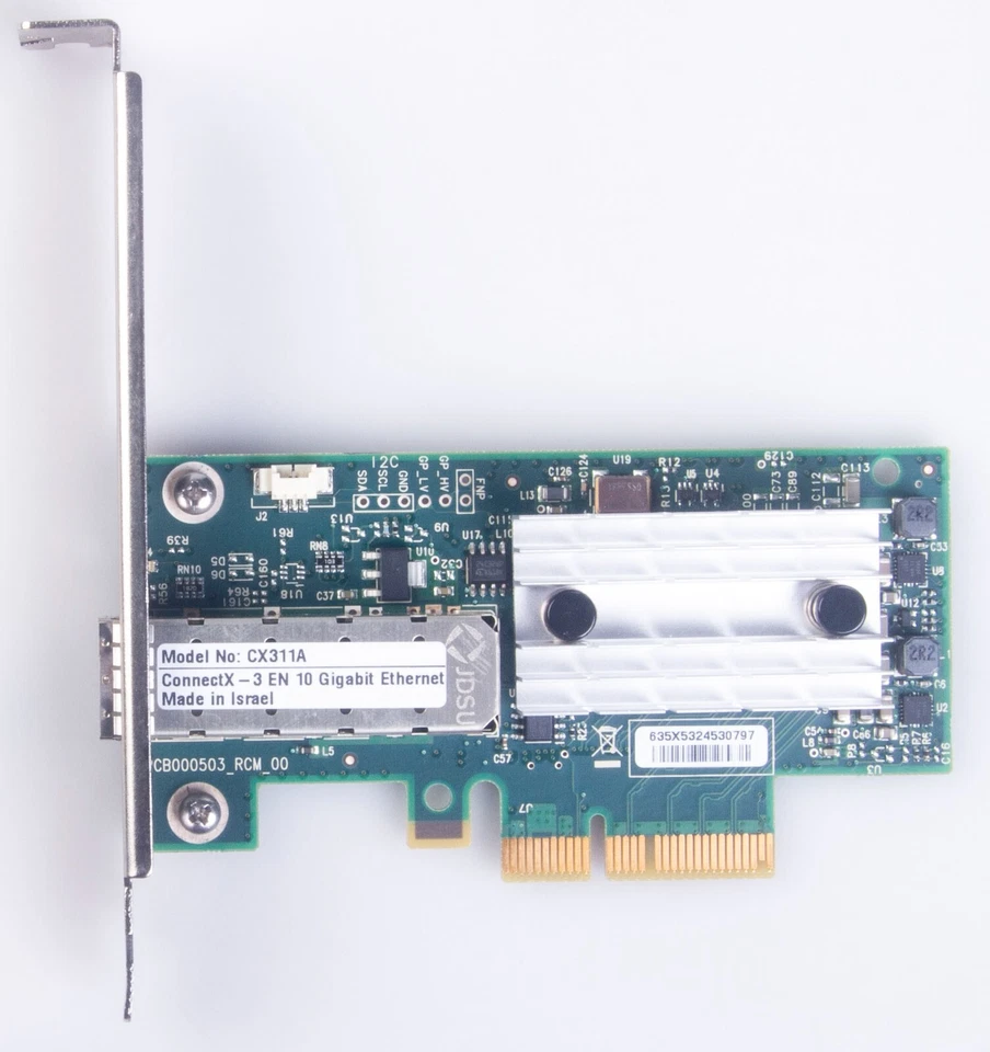 Mellanox MCX311A-XCAT CX311A ConnectX-3 EN 10Gb Ethernet 10GbE SFP+ PCIe NIC - Image 3 of 4