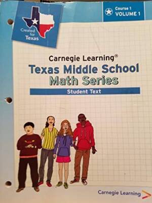 Carnegie Learning Texas Middle School Math Series Course 2 Student E - VERY GOOD